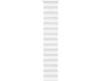 vidaXL Zebra rolgordijn 45x230 cm wit polyester
