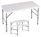 Vilde | Table pliante - 120x60 cm - Hauteur réglable - Table de fête