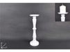 DUE ESSE CHRISTMAS SRL Kaarsenhouder van metaal, wit, 41 cm