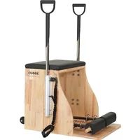 Cuore Pilates Stabiele en stevige houten pilatesstoel met verstelbare veren
