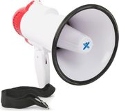 Vonyx MEG020 Megafoon met Sirene en Opnamefunctie - 20 Watt - 700 Meter Bereik