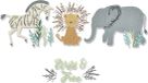 Sizzix Framelits Die Set with Stamps Floral Safari