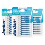 Jordan 3x Dental Sticks Clean Between Regular 40 stuks
