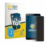 BROTECT - privacy screenprotector voor Brave BT7X1 - Folie Beschermfolie Blauwlichtfilter 2 Stuks