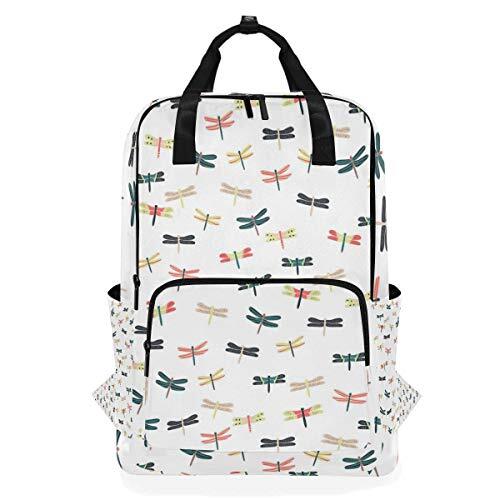 MONTOJ Travel Rugzak Dragonflies Patroon School Rugzak