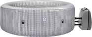 Lechpol Opblaasbare Jacuzzi 6 Personen – Spa voor Buiten – Hydromassage – Verwarming tot 42°C – 204 x 70 cm – Zilver