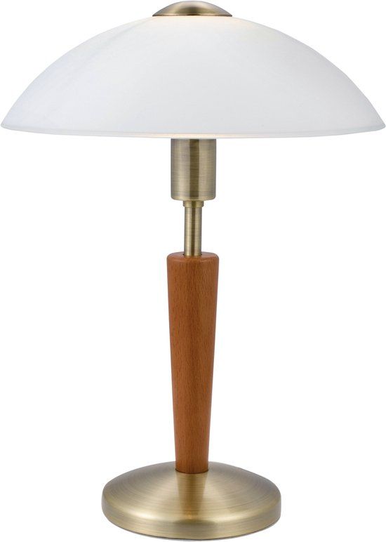 Eglo Solo 1 Tafellamp - Ø26cm - Brons - E14 - Dimbaar