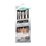 Axus Decor Poseelpenseel met puntige precisie, set van 4 (grijze serie)