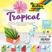 Folia Paper Folia Vouwblaadjes 80gr 15x15cm 50v 2z Tropical | 140 stuks