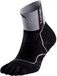 Lurbel Tiwar Toe Three Chaussettes Courtes Noir UE 39-41