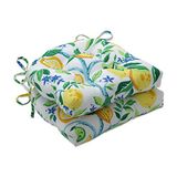 Pillow Perfect Outdoor | Indoor Citroenboom Geel Groot Stoelkussen (Set Van 2), 17 X 17.5 X 4