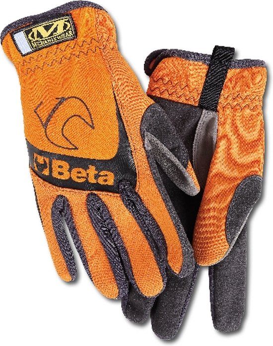BetaCollection Werkhandschoenen 9574O L Leer Zwart