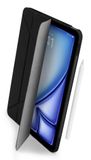 Pipetto Origami No1 Original hoesje iPad Air 13" (M2/M3) – Automatische Slaap-Waakfunctie – 5-in-1 standaardpositie – Volledig Apple Pencil Compatibel - Zwart