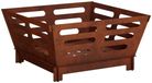 vidaXL - Brasero - Couleur rouille - 40 x 40 x 20 cm - Acier
