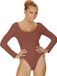 Widmann - Unicolor Body Volwassen Met Knoopsluiting - Bruin - S/M