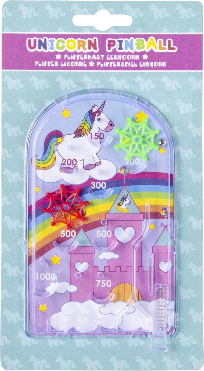 LG-IMPORTS Pinball Minigame Eenhoorn 19 Cm - Kunststof - 5413247070685