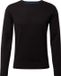 Tom Tailor Pull Homme Noir Col Rond Regular Fit - S