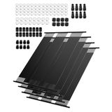 VEVOR Set Van 4 Zonnepanelen Zonnecollector Zwembadverwarming Zonne-Energie 1235x3100mm