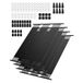 VEVOR Set Van 4 Zonnepanelen Zonnecollector Zwembadverwarming Zonne-Energie 1235x3100mm