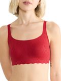 Sloggi ZERO Feel Bliss Festive Top Dames Beha - ROOD