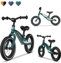 Lionelo Bart Air Loopfiets - Groen - 2-5 jaar - 30kg - 12 inch wielen