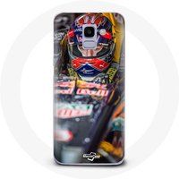 Maniacase Hoesje voor Samsung Galaxy A6 2018 Formule 1 Max Verstappen F1 Coureur