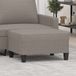 VidaXL Voetenbank 70x55x41 cm stof taupe