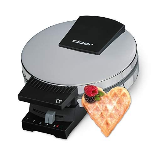 Cloer 185 Wafelijzer voor takachtige wafels - Zwart/Zilver