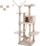 FEANDREA Krabpaal met hangmat, hol en sisalstengel, beige