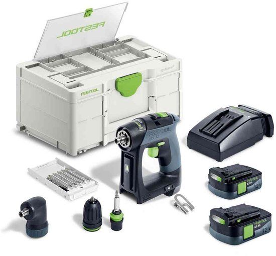 Festool CXS 12 2,5-Set Accu Schroefboormachine 12V 2.5Ah | 576865