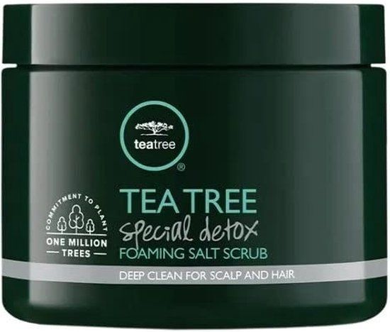 Paul Mitchell Tea Tree Special Detox Foaming Salt Scrub 192 ml - Black Hair Clip