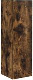 vidaXL TV Wandkast Rook Eiken Bewerkt Hout 30 x 31 x 100 cm