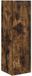 vidaXL TV Wandkast Rook Eiken Bewerkt Hout 30 x 31 x 100 cm