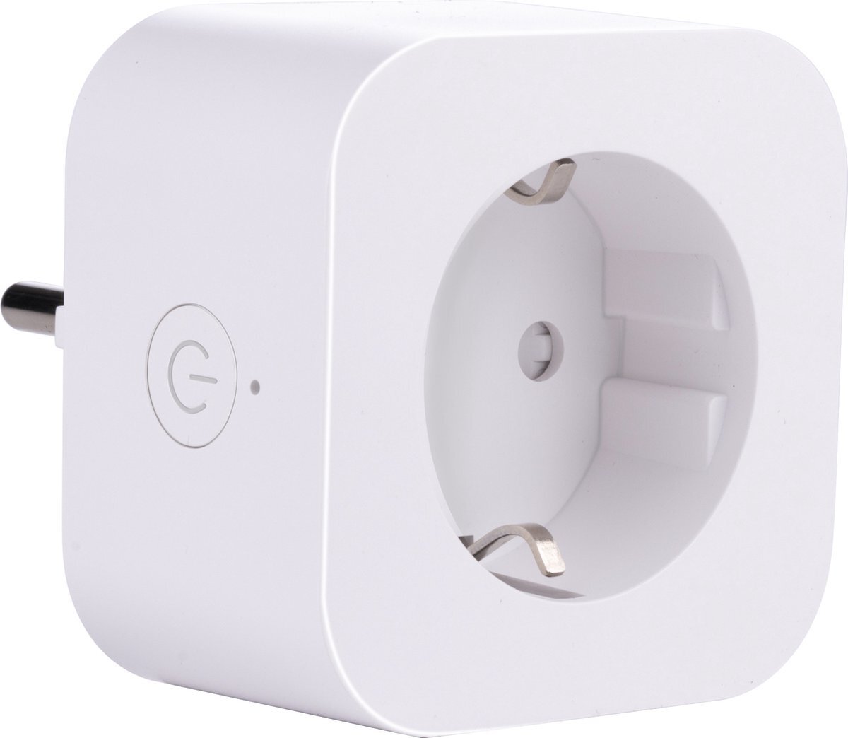 Alpina Smart Home - Slimme Stekker - Smart Plug voor Binnen - 2500W - Tijdschema's - Verbruiksmeter - App en Stem Besturing