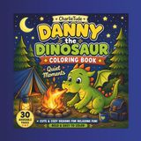 CharlieTude Danny the Dinosaur Coloring Book