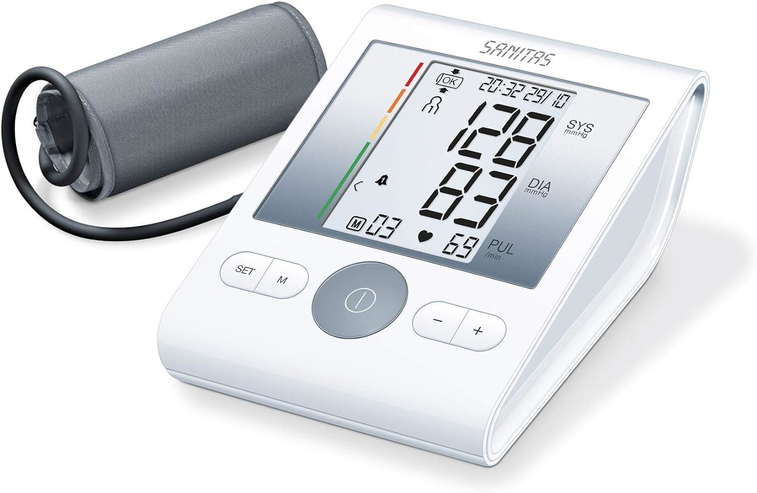 Sanitas SBM 22 Bovenarm Automatische Bloeddrukmeter - Wit