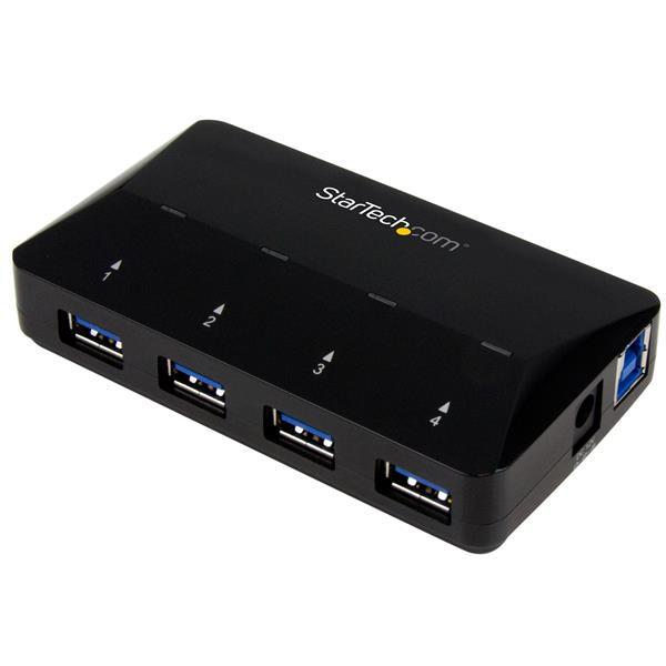 StarTech.com 4-Poorts USB 3.0 Hub met specifieke oplaadpoort 1 x 2.4A poort