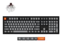 Keychron K10 Max QMK Clavier Universel USB + RF Sans Fil + Bluetooth Anglais Américain Noir
