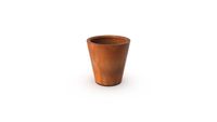 Geroba Plantenbak Conica roestkleurig 50x50