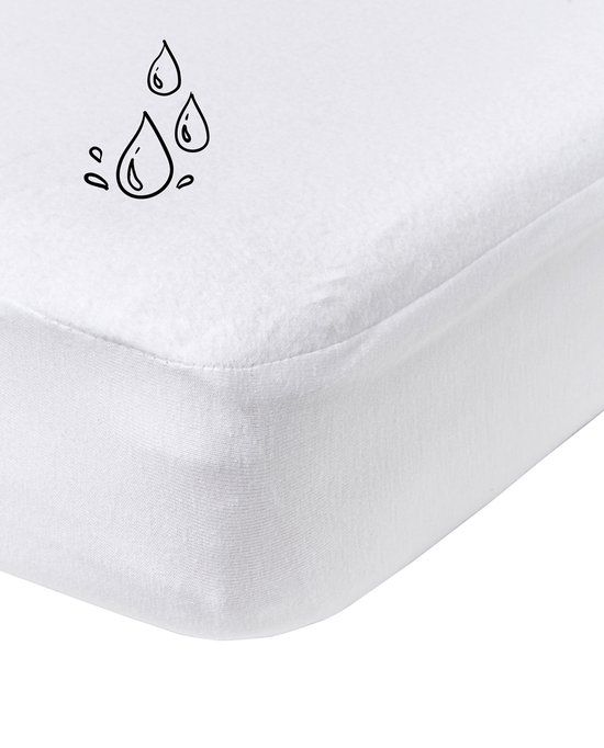Meyco Baby Waterdicht Hoeslaken Juniorbed - Wit - 70x140/150cm