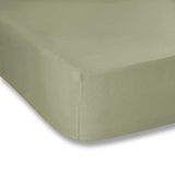 Plain Dyed Military Green Hoeslaken, 100% katoen, percal, 90 x 200 cm