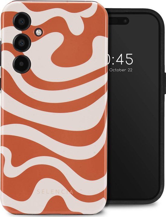 Selencia Vivid Backcover - Dream Swirl Orange - Samsung Galaxy A35 5G