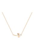 Gaya Rose Gold Crystal Necklace