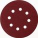 Makita disque de ponçage Velcro 125 rouge K240 10