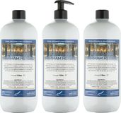 Claudius Cosmetics B.V. Body & Hair Hammam Herbal 1 liter - set van 3 stuks - met gratis pomp - 2 in 1 voor lichaam en haar.