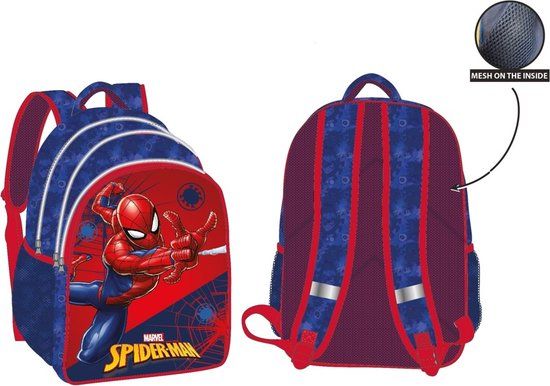 Spiderman Rugzak - 42 cm - Polyester - Multi Colour
