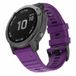 By Qubix - Siliconen bandje - Paars - Geschikt voor Garmin Fenix 8 / 8 Pro - 22mm Quickfit