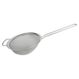 Grunwerg Fijne zeef met gepolijste rand en handvat, zilver, 8 inch, diameter 20 cm