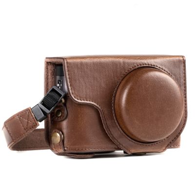 MegaGear MG1259 - Cameratas - Bruin - Leer - Panasonic Lumix DC-ZS70