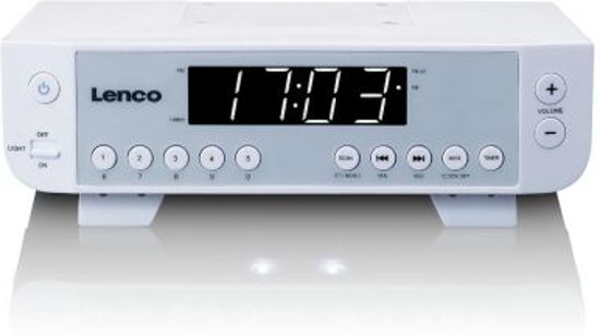 Lenco KCR-11 DRAAGBARE RADIO MET LED-VERLICHTING EN TIMER